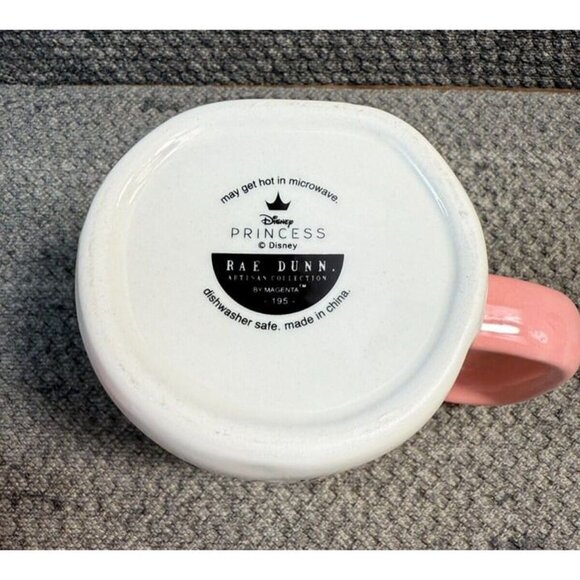 Rae Dunn Disney Princess FIND YOUR VOICE Ariel & Flounder Double Sided Mug - Picture 3 of 5